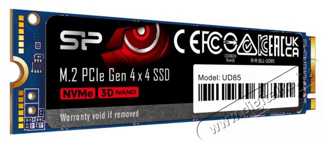 Silicon Power 2TB M.2 2280 PCIe Gen 4x4 NVMe UD85 (SP02KGBP44UD8505) k&eacute;k SSD Iroda &eacute;s sz&aacute;m&iacute;t&aacute;stechnika - Adatt&aacute;rol&oacute; / merevlemez - SSD - 515850