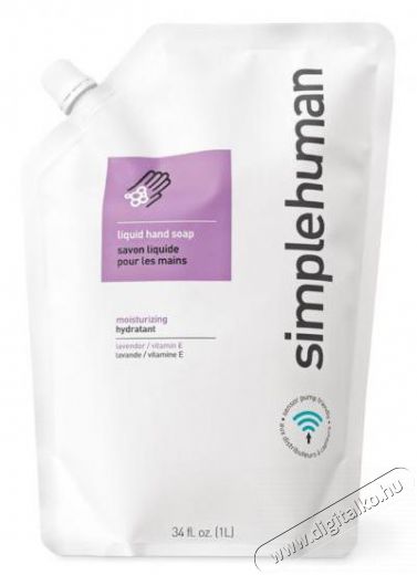 SimpleHuman CT1022 Lavender foly&eacute;kony ut&aacute;nt&ouml;ltős szappan (1 liter) H&aacute;ztart&aacute;s / Otthon / K&uuml;lt&eacute;r - F&uuml;rdőszoba / wc - Foly&eacute;kony szappan - 297878