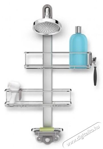 SimpleHuman BT1098 &aacute;ll&iacute;that&oacute; polcos f&uuml;rdő &eacute;s zuhany polc H&aacute;ztart&aacute;s / Otthon / K&uuml;lt&eacute;r - F&uuml;rdőszoba / wc - Zuhanyz&oacute; polcrendszer - 299859