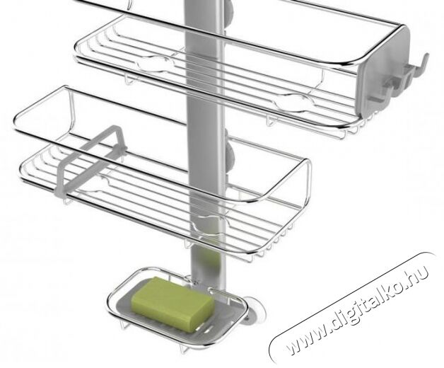 SimpleHuman BT1098 &aacute;ll&iacute;that&oacute; polcos f&uuml;rdő &eacute;s zuhany polc H&aacute;ztart&aacute;s / Otthon / K&uuml;lt&eacute;r - F&uuml;rdőszoba / wc - Zuhanyz&oacute; polcrendszer - 299859