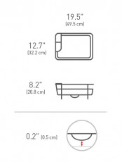 SimpleHuman KT1107 v&eacute;kony form&aacute;j&uacute; f&eacute;mkeretes ed&eacute;ny sz&aacute;r&iacute;t&oacute; Konyhai term&eacute;kek - Mosogat&oacute; - Ed&eacute;ny sz&aacute;r&iacute;t&oacute; / tart&oacute; - 325291