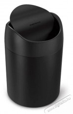 SimpleHuman CW2100 1.5 literes mini billenős szemetes, matt fekete H&aacute;ztart&aacute;s / Otthon / K&uuml;lt&eacute;r - Lak&aacute;sfelszerel&eacute;s - Szemetes - 494126