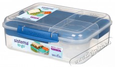 Sistema To Go &Eacute;telt&aacute;rol&oacute; doboz + joghurt tart&oacute;, 1,65 l, 3 rekeszes, k&eacute;k Konyhai term&eacute;kek - Ed&eacute;ny - &Eacute;telt&aacute;rol&oacute; - 530089