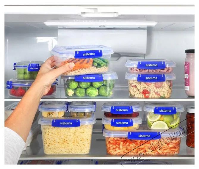 Sistema 1L Rectangle Klip It Plus (6) Konyhai term&eacute;kek - Ed&eacute;ny - &Eacute;telt&aacute;rol&oacute; - 530076