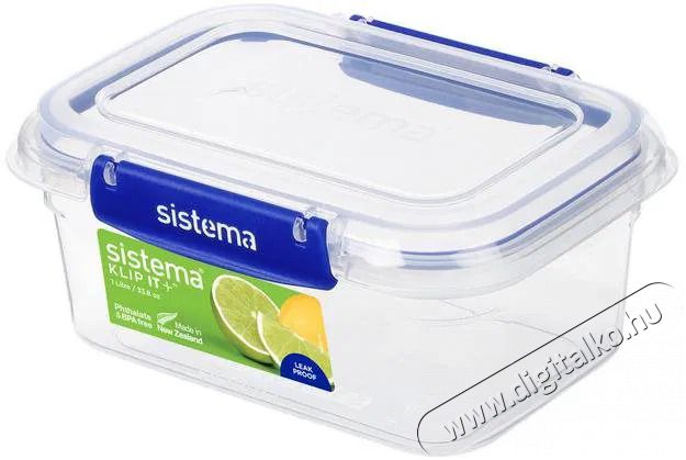 Sistema 1L Rectangle Klip It Plus (6) Konyhai term&eacute;kek - Ed&eacute;ny - &Eacute;telt&aacute;rol&oacute; - 530076