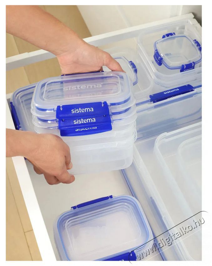 Sistema 1L Rectangle Klip It Plus (6) Konyhai term&eacute;kek - Ed&eacute;ny - &Eacute;telt&aacute;rol&oacute; - 530076