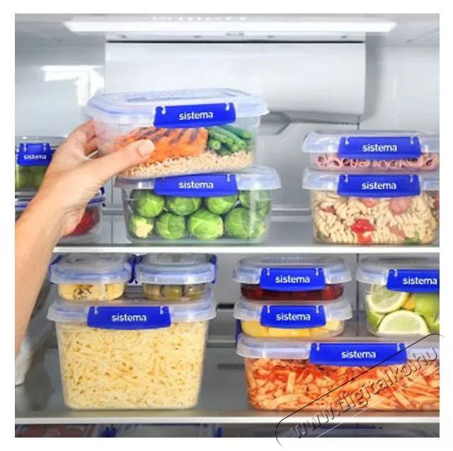 Sistema 2.2L Rectangle Klip It Plus (4) Konyhai term&eacute;kek - Ed&eacute;ny - &Eacute;telt&aacute;rol&oacute; - 530077