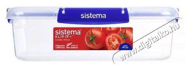 Sistema 2.2L Rectangle Klip It Plus (4) Konyhai term&eacute;kek - Ed&eacute;ny - &Eacute;telt&aacute;rol&oacute; - 530077
