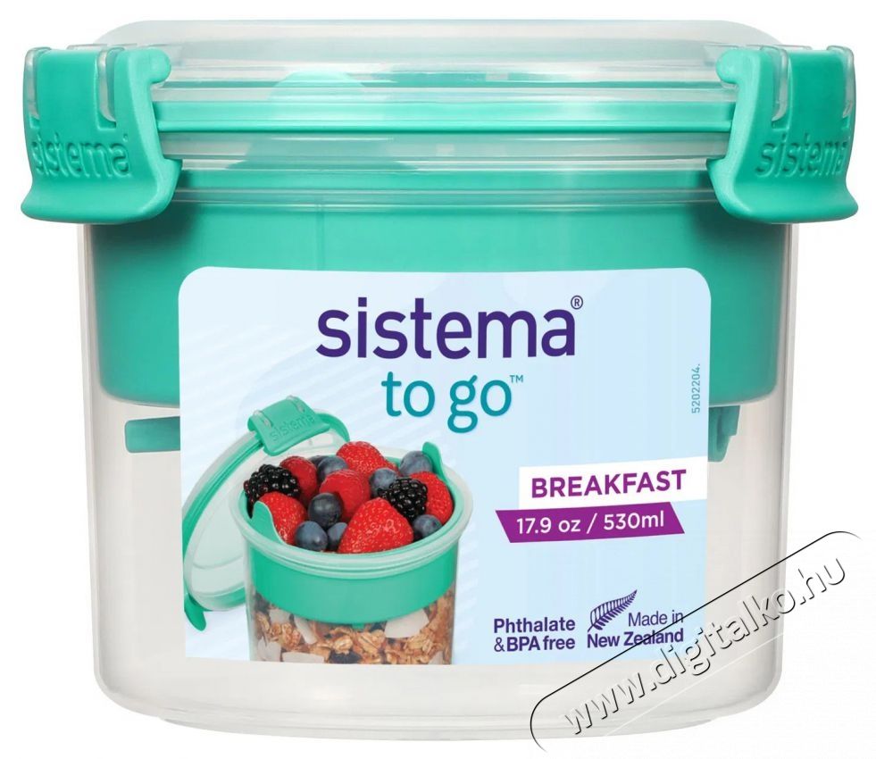 Sistema Breakfast To Go 0,53 l Konyhai term&eacute;kek - Ed&eacute;ny - &Eacute;telt&aacute;rol&oacute; - 530078