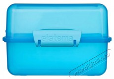 Sistema K&eacute;trekeszes &eacute;telt&aacute;rol&oacute; doboz, 1,4 l, k&eacute;k Konyhai term&eacute;kek - Ed&eacute;ny - &Eacute;telt&aacute;rol&oacute; - 530085