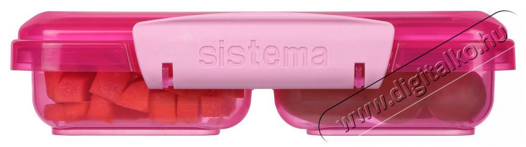 Sistema K&eacute;trekeszes uzsonn&aacute;s doboz, 350 ml, r&oacute;zsasz&iacute;n Konyhai term&eacute;kek - Ed&eacute;ny - &Eacute;telt&aacute;rol&oacute; - 530086