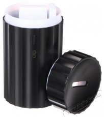 SIXTOL Sixtol Car Flame Autós aroma diffúzor, italtartóba, 100 ml, USB-C, fekete Fotó-Videó kiegészítők - Fényterelő - Diffúzor - 526091