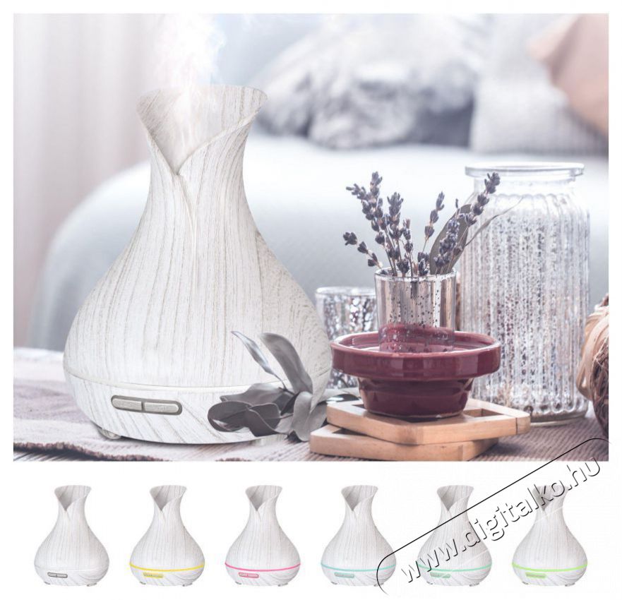 SIXTOL Sixtol Vulcan, feh&eacute;r fa, 350 ml Aroma diff&uacute;zor H&aacute;ztart&aacute;s / Otthon / K&uuml;lt&eacute;r - Egy&eacute;b h&aacute;ztart&aacute;si term&eacute;k - 526093