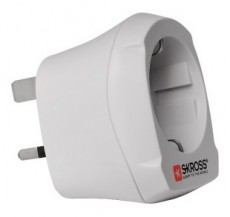 Skross EUTOUK 1.500230-E UK adapter csatlakoz&oacute;aljzat H&aacute;ztart&aacute;s / Otthon / K&uuml;lt&eacute;r - Vil&aacute;g&iacute;t&aacute;s / elektromoss&aacute;g - H&aacute;l&oacute;zati eloszt&oacute; / hosszabb&iacute;t&oacute; / adapter - 387681