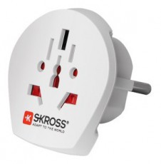 Skross WORLDTOEU 1.500211-E EU adapter csatlakoz&oacute;aljzat H&aacute;ztart&aacute;s / Otthon / K&uuml;lt&eacute;r - Vil&aacute;g&iacute;t&aacute;s / elektromoss&aacute;g - H&aacute;l&oacute;zati eloszt&oacute; / hosszabb&iacute;t&oacute; / adapter - 387680