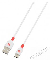 Skross USB-C-200 2m USB/Type-C adat- és töltőkábel Mobil / Kommunikáció / Smart - Tablet / E-book kiegészítő, tok - Hálózati-, autós töltő - 408356