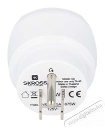 Skross EUTOUSA 1.500203-E USA adapter csatlakoz&oacute;aljzat Iroda &eacute;s sz&aacute;m&iacute;t&aacute;stechnika - Egy&eacute;b sz&aacute;m&iacute;t&aacute;stechnikai term&eacute;k - 387656