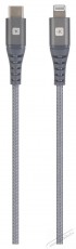Skross USBC-TO-LIGHT-120-STEEL-1 1,2m Type-C/Lightning adat- &eacute;s t&ouml;ltők&aacute;bel Mobil / Kommunik&aacute;ci&oacute; / Smart - Mobiltelefon kieg&eacute;sz&iacute;tő / tok - K&aacute;bel / &aacute;talak&iacute;t&oacute; - 455087