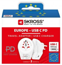 Skross 1.500290 Utaz&oacute; Adapter Tv kieg&eacute;sz&iacute;tők - Fali tart&oacute; / konzol - Kieg&eacute;sz&iacute;tő / adapter - 496630