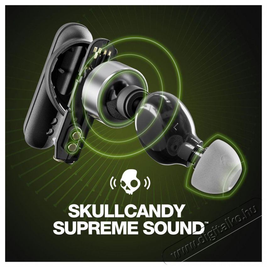 Skullcandy S2TAW-R740 Smokin Buds True Wireless Bluetooth fekete f&uuml;lhallgat&oacute; Audio-Video / Hifi / Multim&eacute;dia - F&uuml;l &eacute;s Fejhallgat&oacute;k - F&uuml;lhallgat&oacute; - 489101
