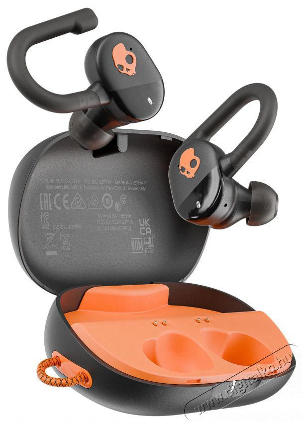 Skullcandy PUSH_PLAY_ACTIVE - Black / Orange Audio-Video / Hifi / Multim&eacute;dia - F&uuml;l &eacute;s Fejhallgat&oacute;k - F&uuml;lhallgat&oacute; - 510237