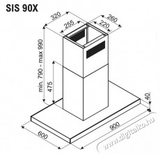 SLX SIS-90X sziget elsz&iacute;v&oacute; Konyhai term&eacute;kek - P&aacute;raelsz&iacute;v&oacute; - Sziget f&ouml;l&eacute; - 371287