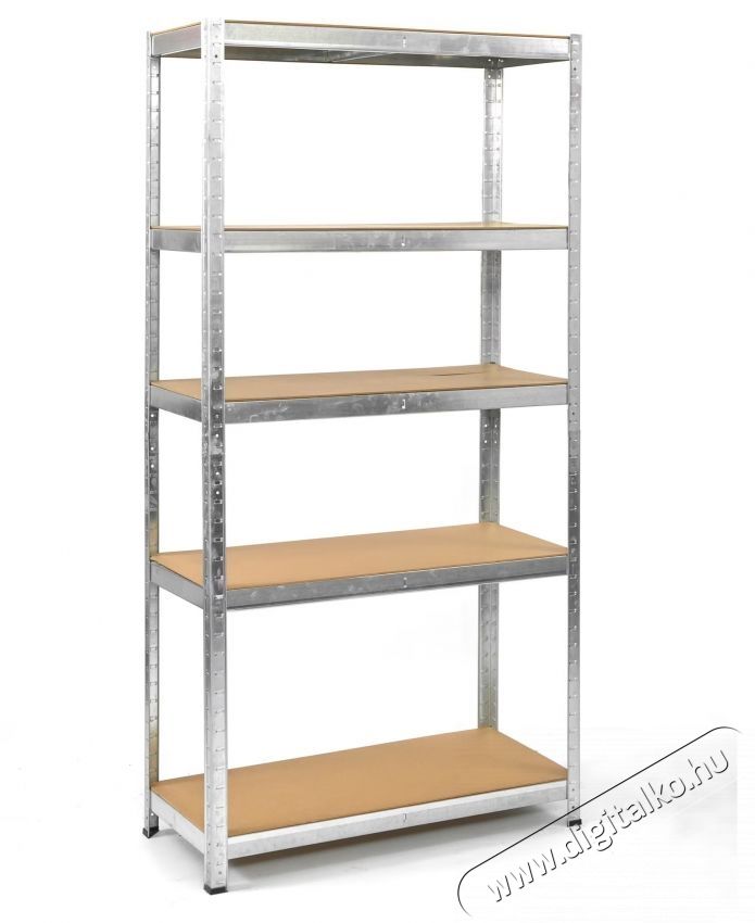 SmartStorage f&eacute;mpolc 180x90x30cm 5 db MDF polc, 175 kg/polc H&aacute;ztart&aacute;s / Otthon / K&uuml;lt&eacute;r - Egy&eacute;b h&aacute;ztart&aacute;si term&eacute;k - 535720