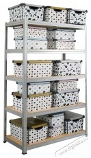 SmartStorage 9543175 Salg&oacute; polc, 180 x 120 x 30cm, 5 polc, 175kg/polc H&aacute;ztart&aacute;s / Otthon / K&uuml;lt&eacute;r - Szersz&aacute;m - Kieg&eacute;sz&iacute;tő, tartoz&eacute;k - 535714