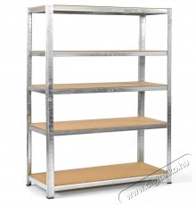 SmartStorage f&eacute;mpolc 180x120x50cm 5 db MDF polc, 175kg/polc H&aacute;ztart&aacute;s / Otthon / K&uuml;lt&eacute;r - Szersz&aacute;m - Kieg&eacute;sz&iacute;tő, tartoz&eacute;k - 535718