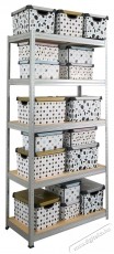 SmartStorage f&eacute;mpolc 180x90x40cm 5 db MDF polc, 175 kg/polc H&aacute;ztart&aacute;s / Otthon / K&uuml;lt&eacute;r - Szersz&aacute;m - Kieg&eacute;sz&iacute;tő, tartoz&eacute;k - 535717