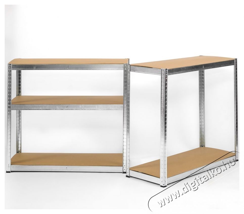 SmartStorage f&eacute;mpolc, 180x90x50cm 5 db MDF polc, 175kg/polc H&aacute;ztart&aacute;s / Otthon / K&uuml;lt&eacute;r - Szersz&aacute;m - Kieg&eacute;sz&iacute;tő, tartoz&eacute;k - 535715