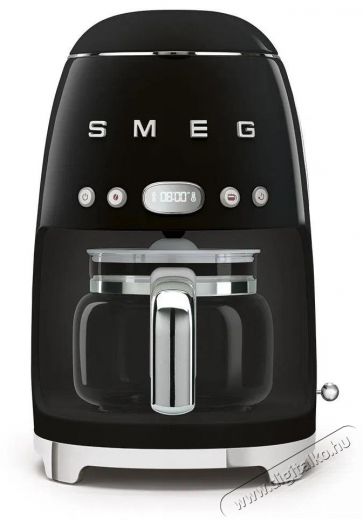 Smeg 50's Retro Style 1,4l 10 cs&eacute;sze, fekete Konyhai term&eacute;kek - K&aacute;v&eacute;főző / k&aacute;v&eacute;&ouml;rlő / kieg&eacute;sz&iacute;tő - Filteres k&aacute;v&eacute;főző - 512864