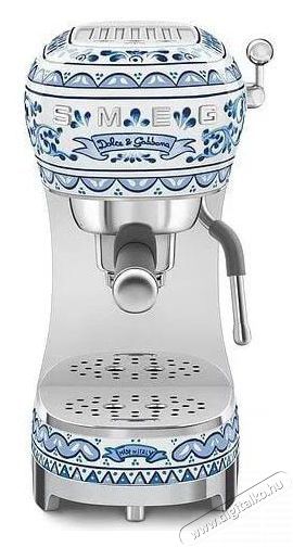 Smeg ECF02DGBEU Dolce&Gabbana Blu Mediterraneo Konyhai term&eacute;kek - K&aacute;v&eacute;főző / k&aacute;v&eacute;&ouml;rlő / kieg&eacute;sz&iacute;tő - Pressz&oacute; k&aacute;v&eacute;főző - 512866