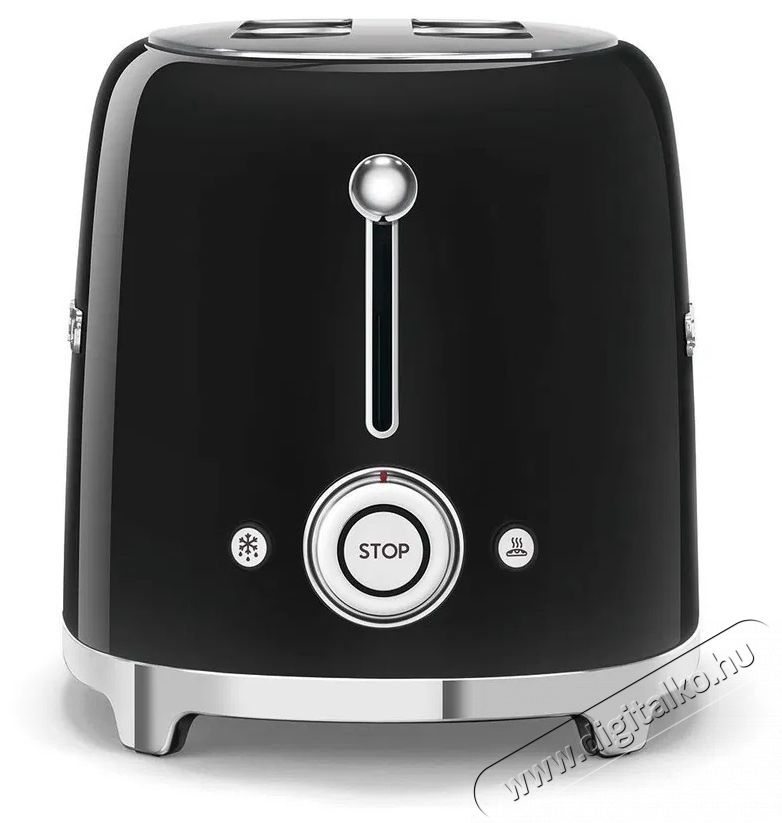 Smeg 50's Retro Style 2x2 fekete 950W Konyhai term&eacute;kek - Konyhai kisg&eacute;p (s&uuml;t&eacute;s / főz&eacute;s / hűt&eacute;s / &eacute;telk&eacute;sz&iacute;t&eacute;s) - Keny&eacute;rpir&iacute;t&oacute; - 520642