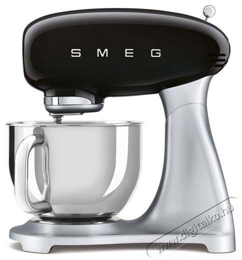 Smeg 50 s Retro Style 4,8 l fekete, rozsdamentes ac&eacute;l talppal Konyhai term&eacute;kek - Konyhai kisg&eacute;p (elők&eacute;sz&iacute;t&eacute;s / feldolgoz&aacute;s) - Konyhai robotg&eacute;p - 530374