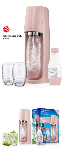 Sodastream SM SPIRIT Pink+2poh&aacute;r+0,5l palack Konyhai term&eacute;kek - Sodastream sz&oacute;dag&eacute;p - Sodastream sz&oacute;dag&eacute;p szett - 352013
