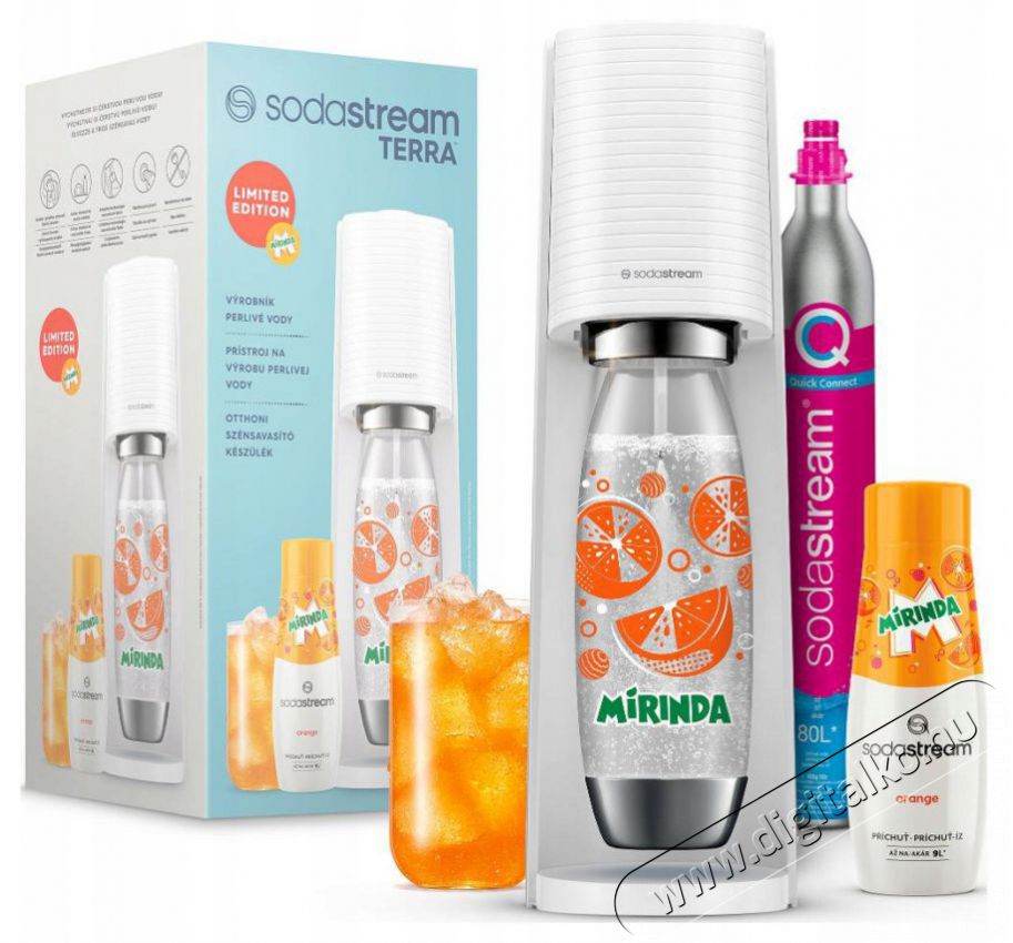 Sodastream TERRA White MIRINDA Mpack Konyhai term&eacute;kek - Sodastream sz&oacute;dag&eacute;p - Sodastream sz&oacute;dag&eacute;p szett - 526116