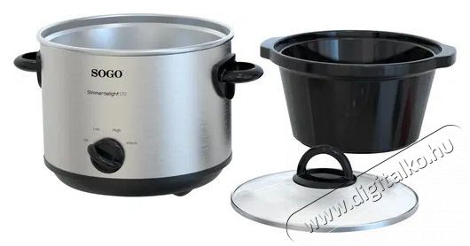 SOGO SS-10705 Konyhai term&eacute;kek - Konyhai kisg&eacute;p (s&uuml;t&eacute;s / főz&eacute;s / hűt&eacute;s / &eacute;telk&eacute;sz&iacute;t&eacute;s) - L&eacute;gkever&eacute;ses főzőg&eacute;p / elektromos kukta / multifunkci&oacute;s s&uuml;tő - 530691