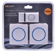 Solight  2x vezet&eacute;k n&eacute;lk&uuml;li csengő, aljzathoz, 120m, feh&eacute;r H&aacute;ztart&aacute;s / Otthon / K&uuml;lt&eacute;r - Lak&aacute;sfelszerel&eacute;s - Csengő - 519756