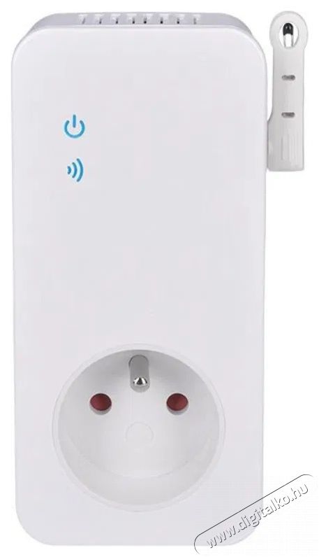 Solight  Kieg&eacute;sz&iacute;tő GSM konnektor aljzat H&aacute;ztart&aacute;s / Otthon / K&uuml;lt&eacute;r - Okos otthon - Okos konnektor - 520654