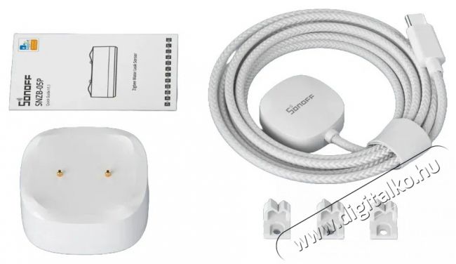 SONOFF SNZB-05P Zigbee Water Leak Sensor & Detection Cable H&aacute;ztart&aacute;s / Otthon / K&uuml;lt&eacute;r - Biztons&aacute;gtechnika - V&iacute;zsziv&aacute;rg&aacute;s &eacute;rz&eacute;kelő - 519781
