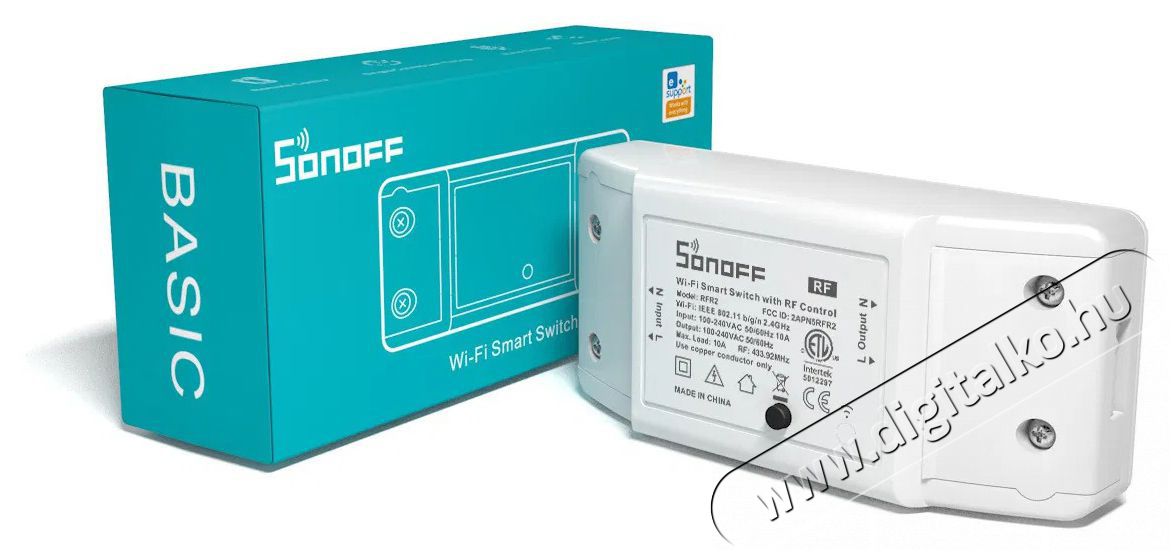 SONOFF RFR2 DIY Smart Switch H&aacute;ztart&aacute;s / Otthon / K&uuml;lt&eacute;r - Okos otthon - Kieg&eacute;sz&iacute;tő - 520681