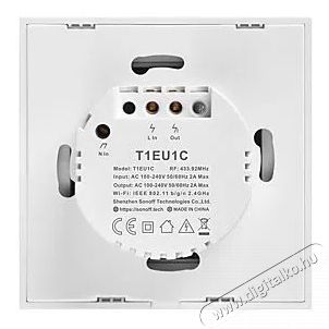 SONOFF T1EU1C-TX Series H&aacute;ztart&aacute;s / Otthon / K&uuml;lt&eacute;r - Okos otthon - Kieg&eacute;sz&iacute;tő - 520687