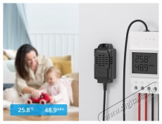 SONOFF THS01 Temperature & Humidity Sensor H&aacute;ztart&aacute;s / Otthon / K&uuml;lt&eacute;r - Lak&aacute;sfelszerel&eacute;s - Időj&aacute;r&aacute;s &aacute;llom&aacute;s kieg&eacute;sz&iacute;tő - 519782