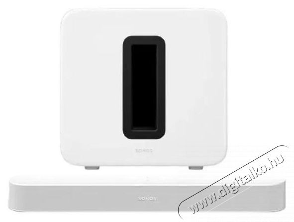 Sonos BEAM 2nd Gen., feh&eacute;r + Sub Mini, feh&eacute;r Audio-Video / Hifi / Multim&eacute;dia - Hangfal - Hangfalszett - &Aacute;ll&oacute; / front hangfal - 530456