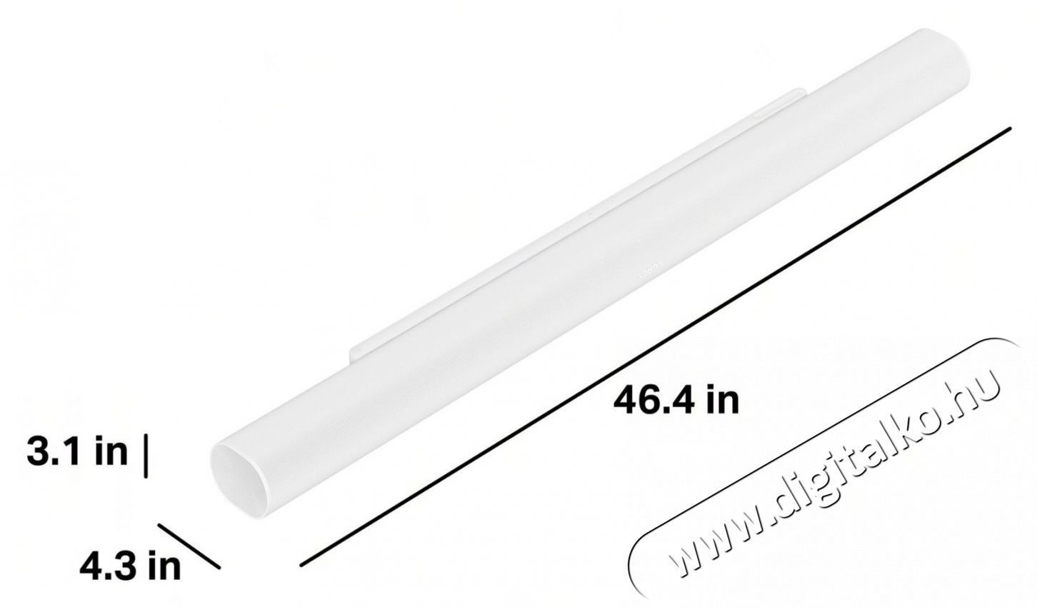Sonos Arc Ultra feh&eacute;r + Sub 4 + 2x Era 100 Audio-Video / Hifi / Multim&eacute;dia - Hangprojektor / soundbar - M&eacute;lyl&aacute;d&aacute;val - 530482