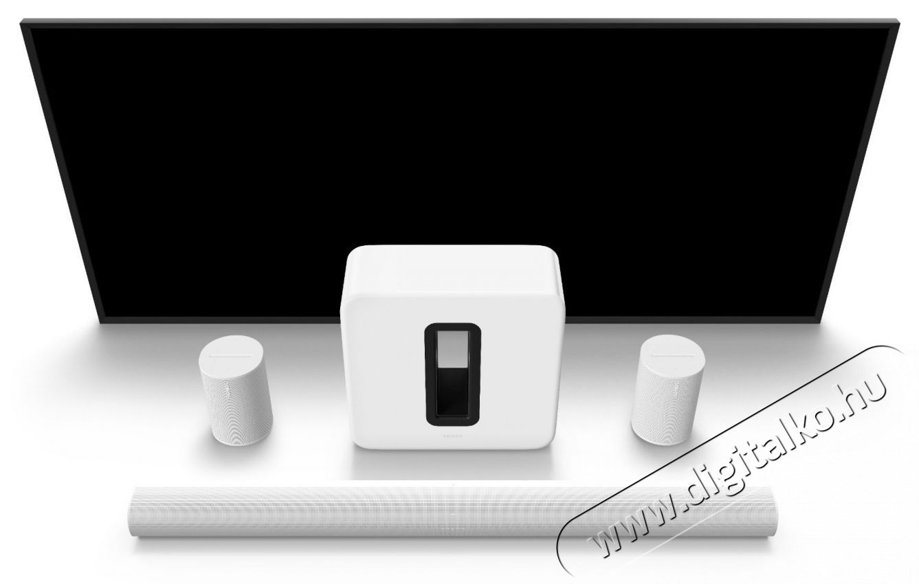 Sonos Arc Ultra feh&eacute;r + Sub 4 + 2x Era 100 Audio-Video / Hifi / Multim&eacute;dia - Hangprojektor / soundbar - M&eacute;lyl&aacute;d&aacute;val - 530482