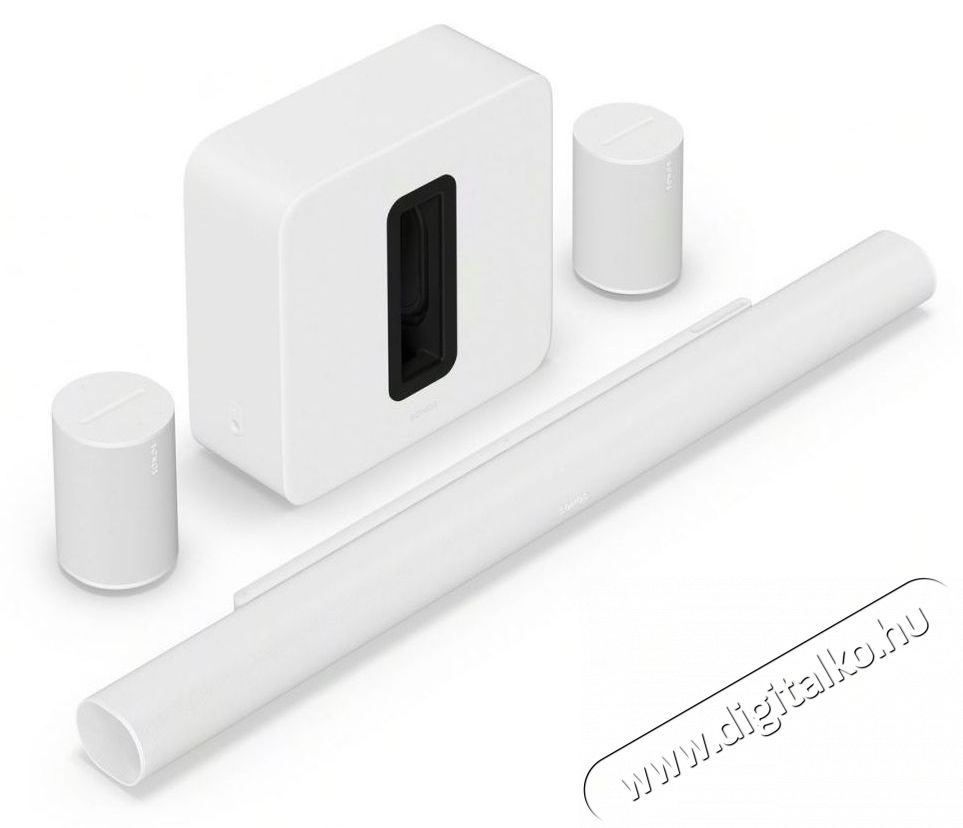 Sonos Arc Ultra, feh&eacute;r + Sub 4, feh&eacute;r Audio-Video / Hifi / Multim&eacute;dia - Hangprojektor / soundbar - M&eacute;lyl&aacute;d&aacute;val - 530481