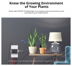 SONOFF MS01 Smart Soil Moisture Sensor H&aacute;ztart&aacute;s / Otthon / K&uuml;lt&eacute;r - Okos otthon - Csapad&eacute;km&eacute;rő &eacute;rz&eacute;kelő - 519777