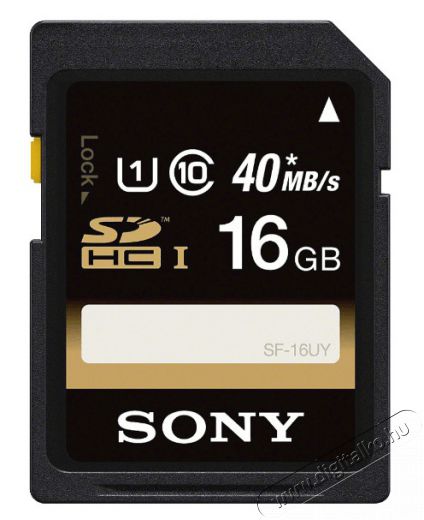 SONY SDHC 16GB Class 10 - SF16U Mem&oacute;ria k&aacute;rtya / Pendrive - SD / SDHC / SDXC k&aacute;rtya - 294404
